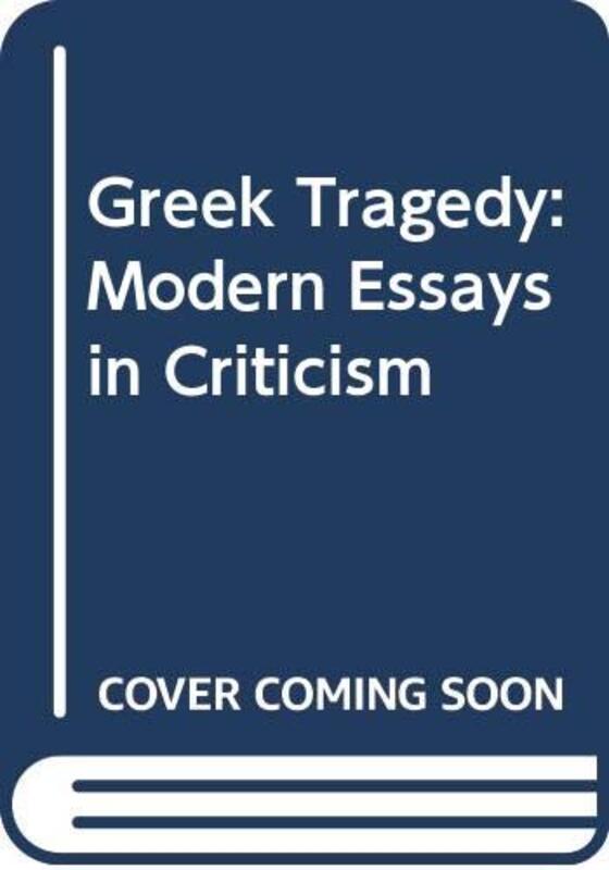 Book cover for "Greek Tragedy" by Erich Segal