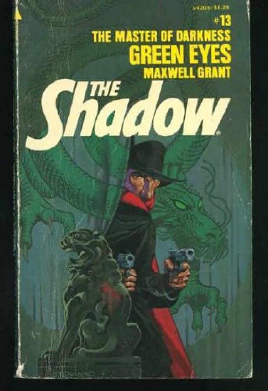 Book cover for "Green Eyes" by Maxwell Grant