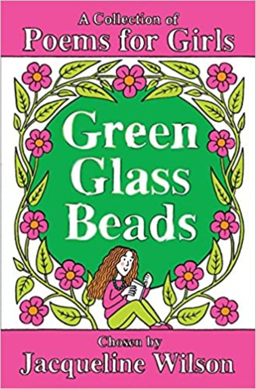 Book cover for "Green Glass Beads" by Jacqueline Wilson