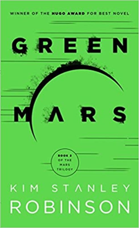 Book cover for "Green Mars" by Kim Stanley Robinson