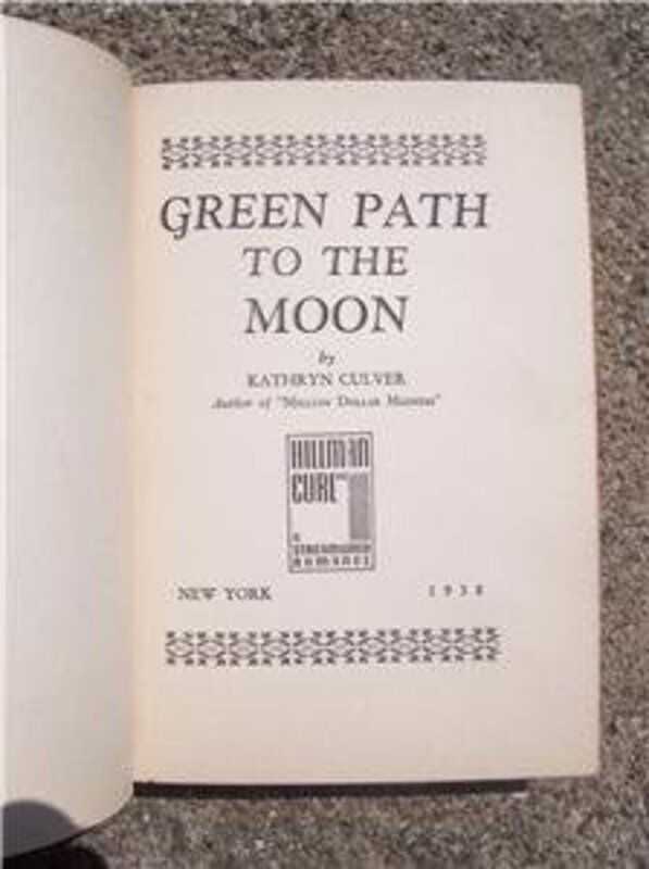 Book cover for "Green Path To The Moon" by Davis Dresser