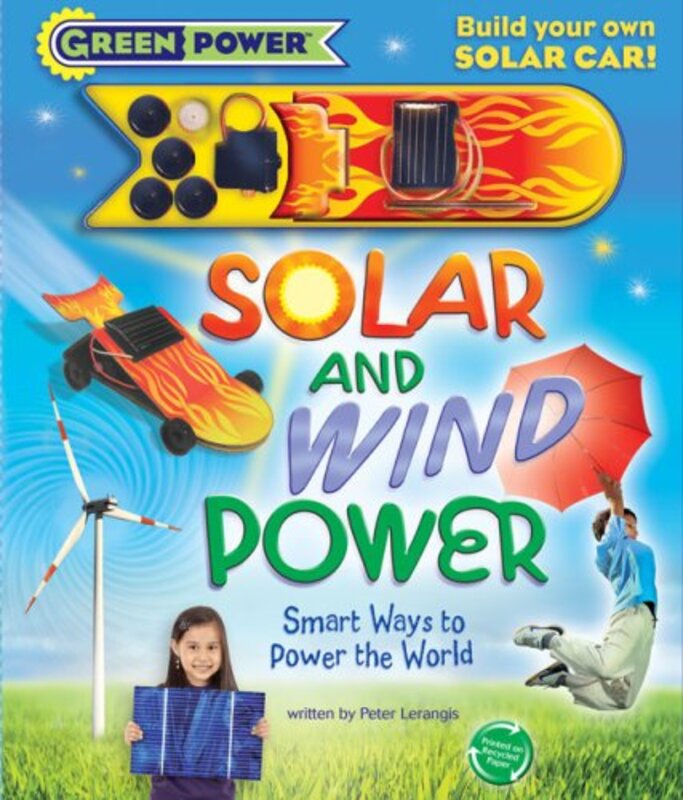 Book cover for "Green Power Solar and Wind Power" by Peter Lerangis