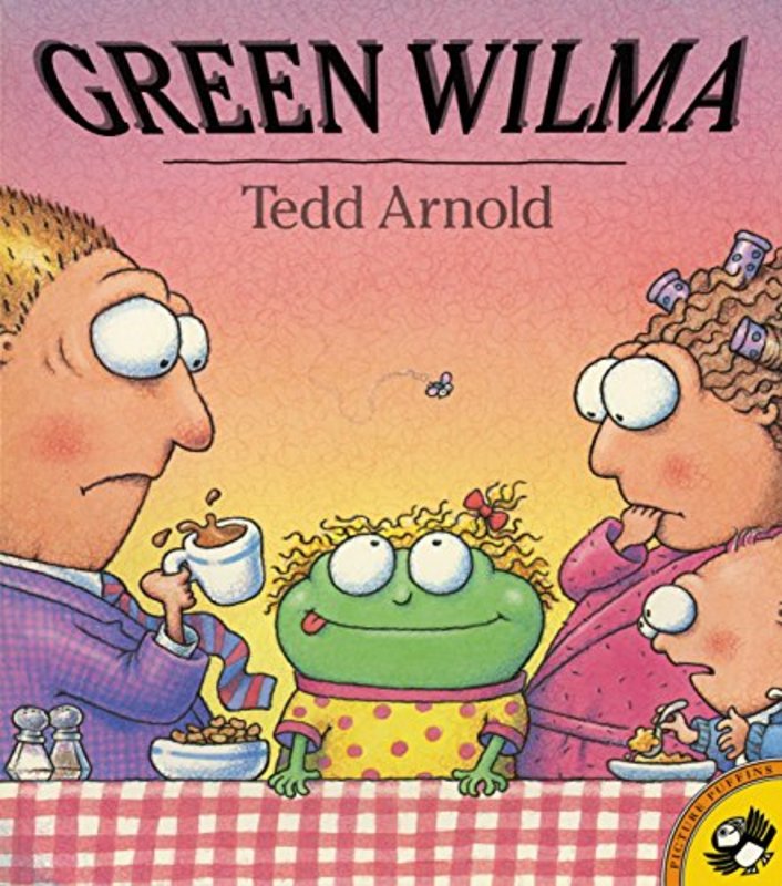 Book cover for "Green Wilma" by Tedd Arnold