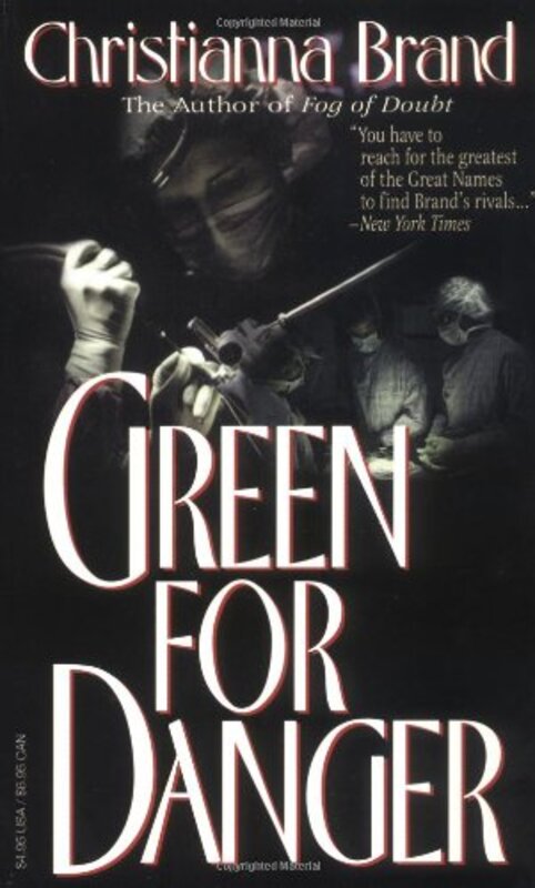 Book cover for "Green for Danger" by Christianna Brand