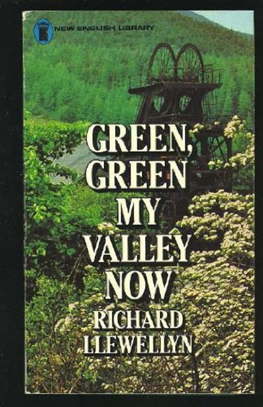 Book cover for "Green, Green My Valley Now" by Richard Llewellyn