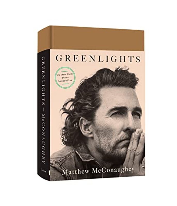 Book cover for "Greenlights" by Matthew McConaughey