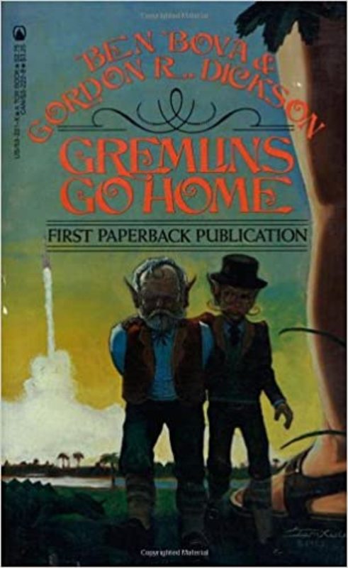 Book cover for "Gremlins Go Home" by Gordon R Dickson