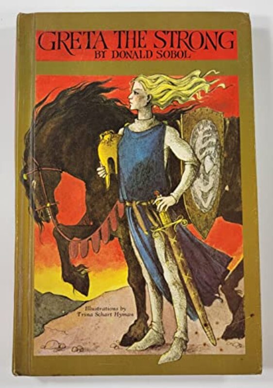 Book cover for "Greta the Strong" by Donald J Sobol