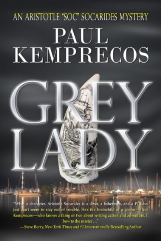 Book cover for "Grey Lady" by Paul Kemprecos