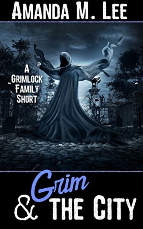 Book cover for "Grim & The City" by Amanda M. Lee