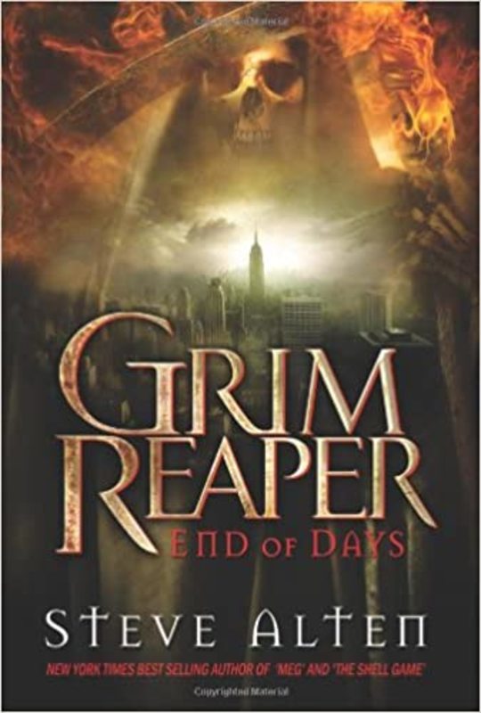 Book cover for "Grim Reaper" by Steve Alten