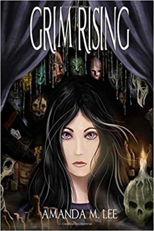 Book cover for "Grim Rising" by Amanda M Lee