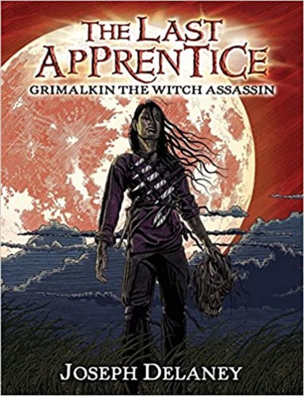 Book cover for "Grimalkin, the Witch Assassin" by Joseph Delaney