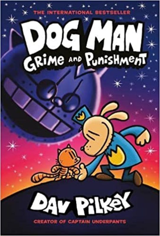 Book cover for "Grime and Punishment" by Dav Pilkey