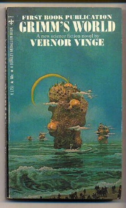 Book cover for "Grimm's World" by Vernor Vinge