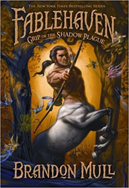 Book cover for "Grip of the Shadow Plague" by Brandon Mull