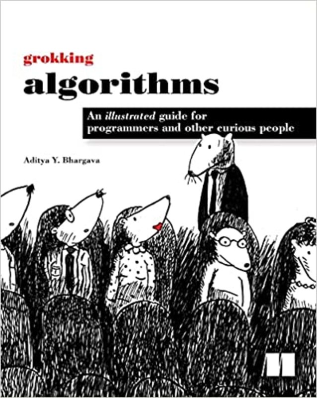 Book cover for "Grokking Algorithms" by Aditya Bhargava