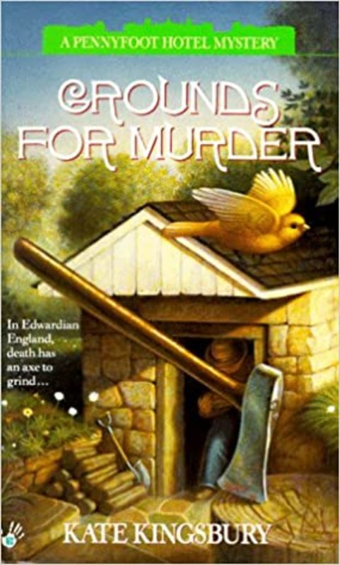 Book cover for "Grounds for Murder" by Kate Kingsbury