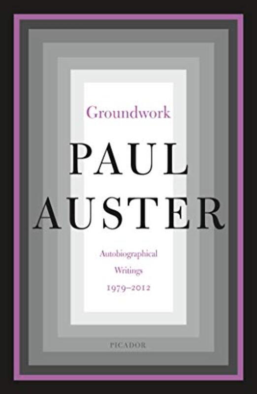 Book cover for "Groundwork" by Paul Auster