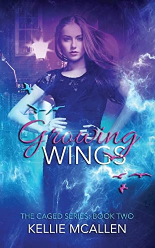 Book cover for "Growing Wings" by Kellie McAllen