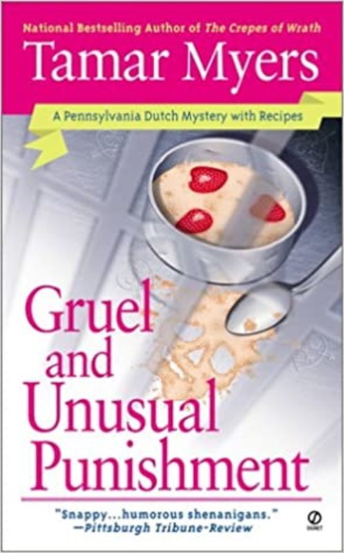 Book cover for "Gruel and Unusual Punishment" by Tamar Myers