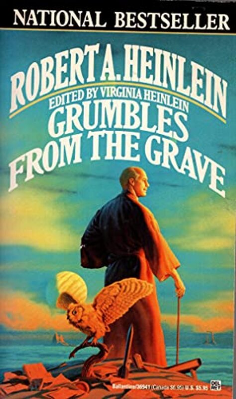 Book cover for "Grumbles from the Grave" by Robert A Heinlein