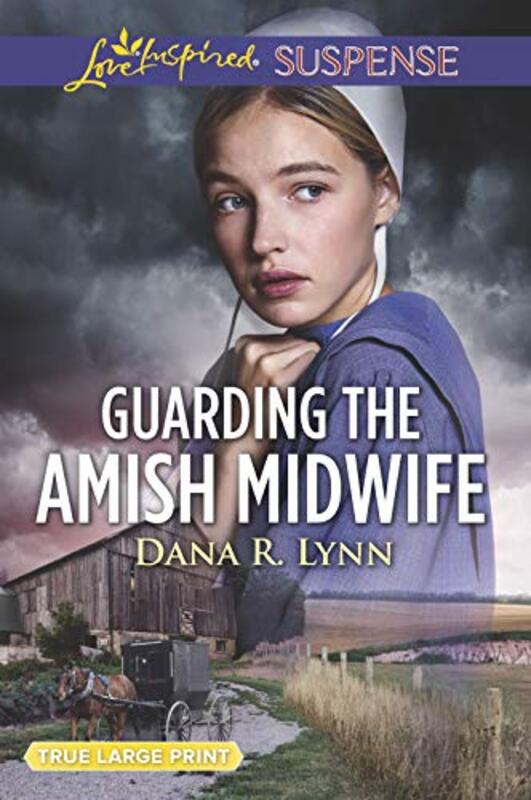 Book cover for "Guarding the Amish Midwife" by Dana R Lynn