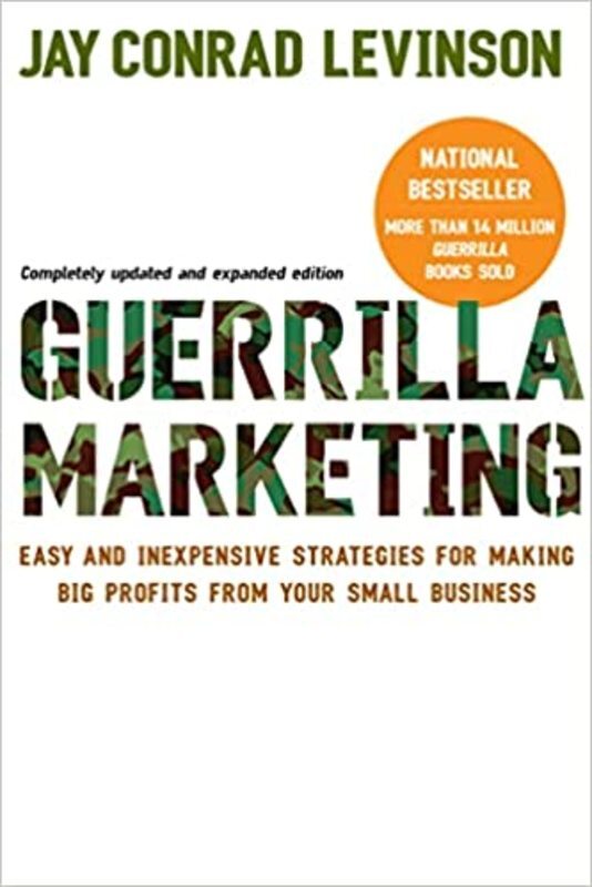 Book cover for "Guerilla Marketing" by Jay Conrad Levinson