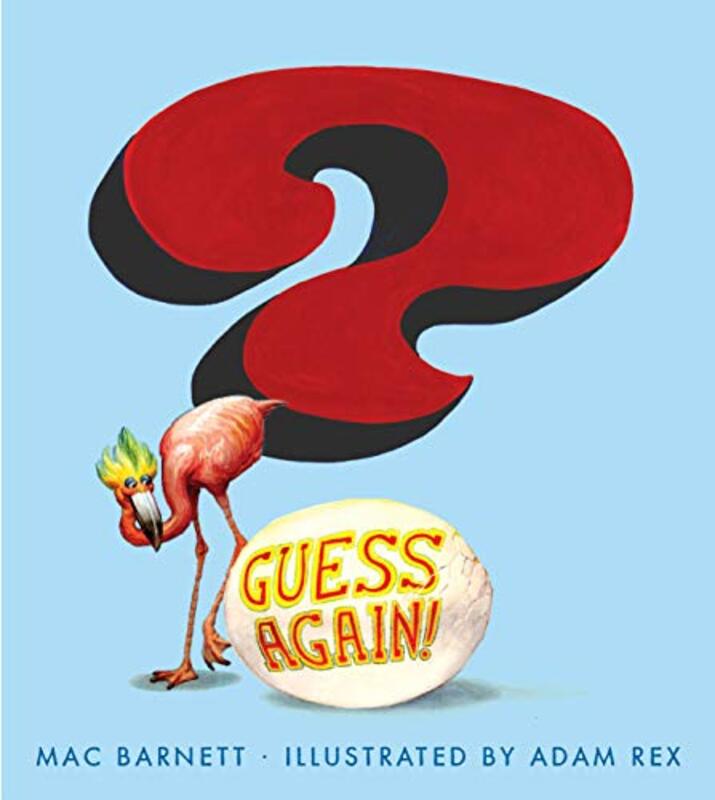 Book cover for "Guess Again!" by Mac Barnett