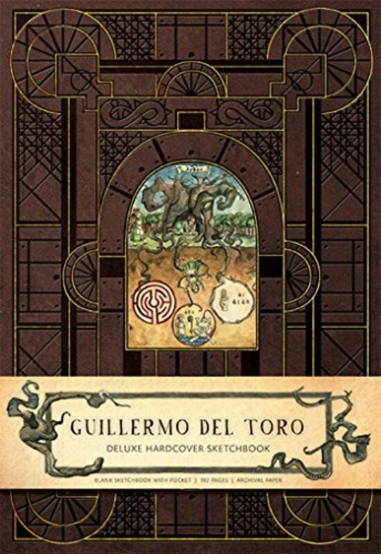 Book cover for "Guillermo del Toro Hardcover Blank Sketchbook"