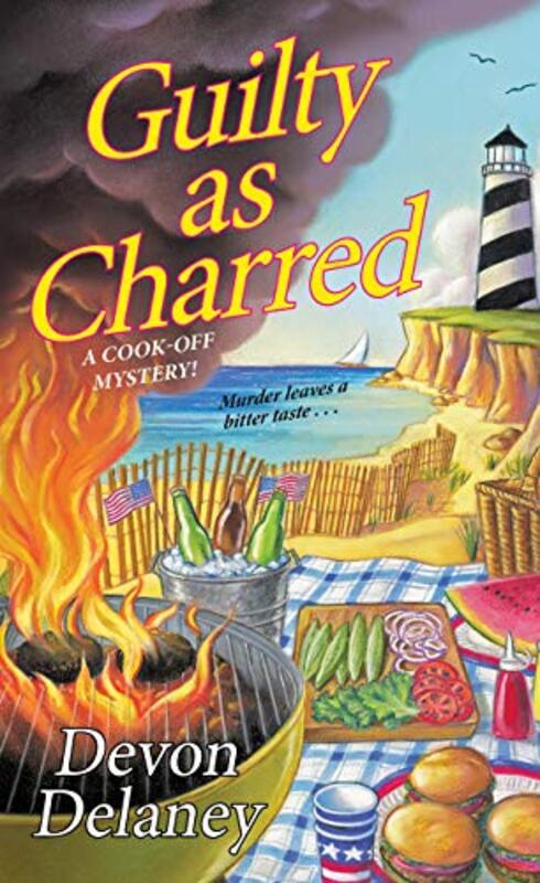 Book cover for "Guilty as Charred" by Devon Delaney