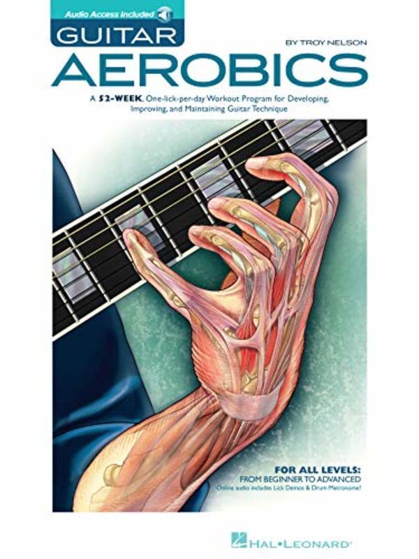 Book cover for "Guitar Aerobics" by Troy Nelson