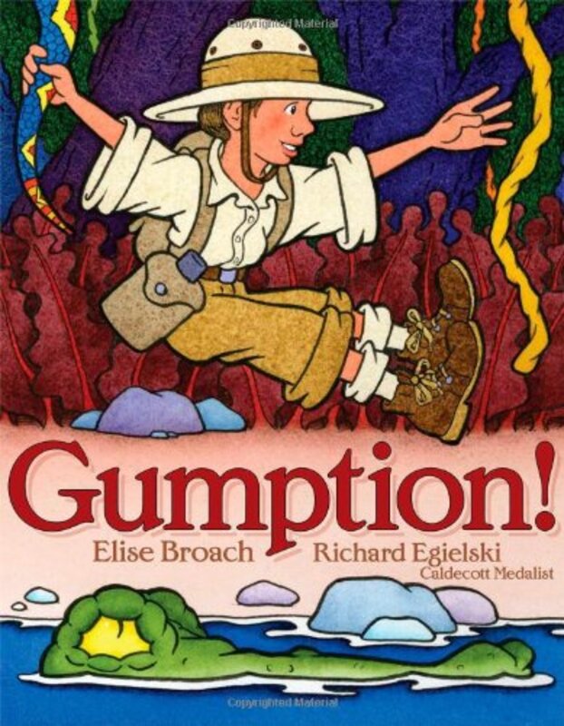 Book cover for "Gumption!" by Elise Broach