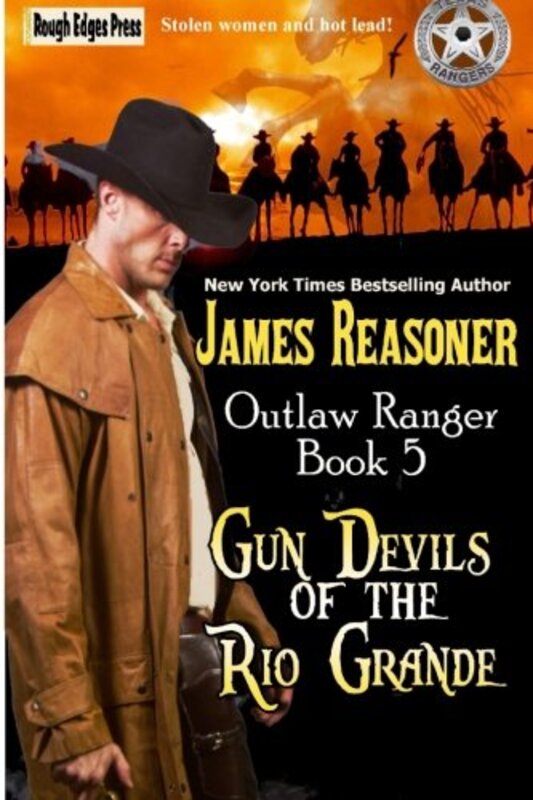 Book cover for "Gun Devils of the Rio Grande" by James Reasoner