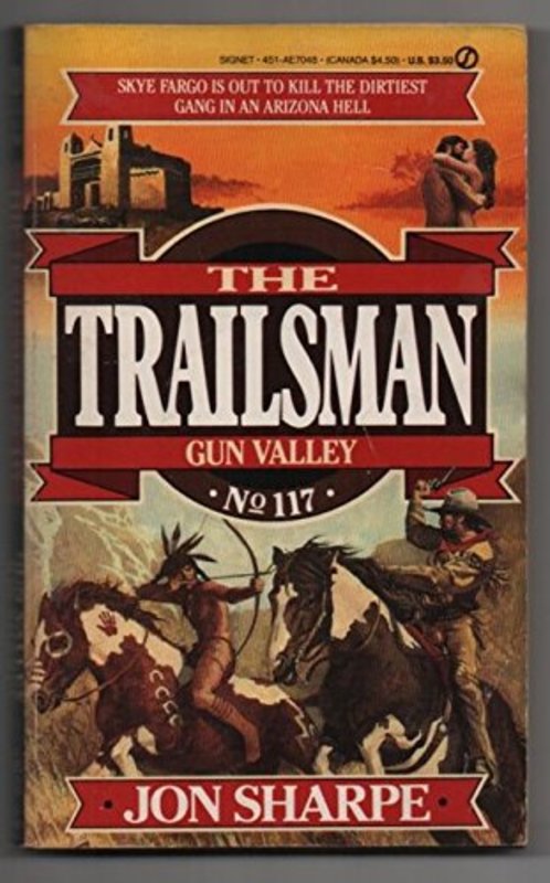 Book cover for "Gun Valley" by Jon Sharpe