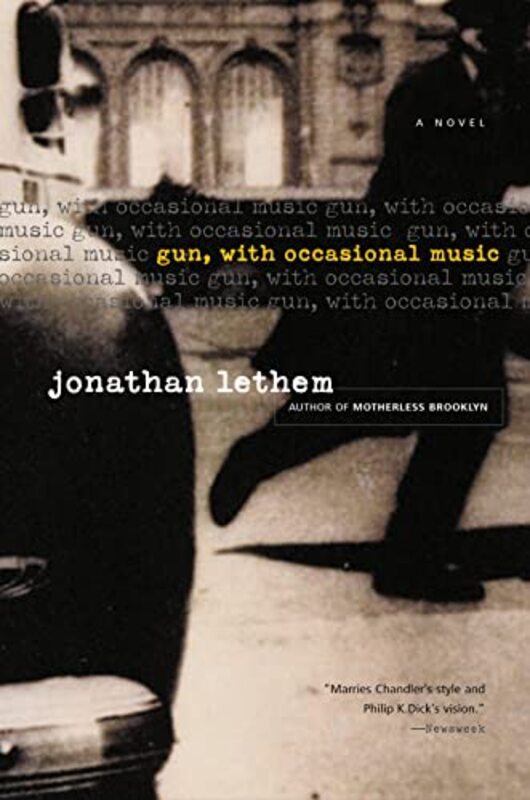 Book cover for "Gun, With Occasional Music" by Jonathan Lethem