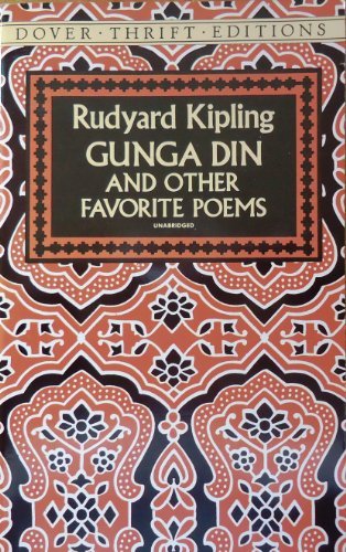 Book cover for "Gunga Din and Other Favorite Poems" by Rudyard Kipling