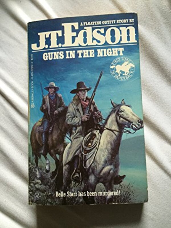 Book cover for "Guns In The Night" by JT Edson