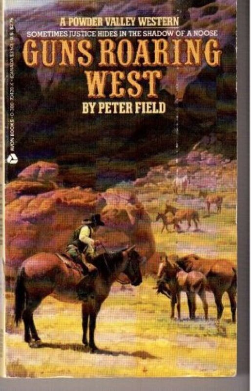 Book cover for "Guns Roaring West" by Davis Dresser