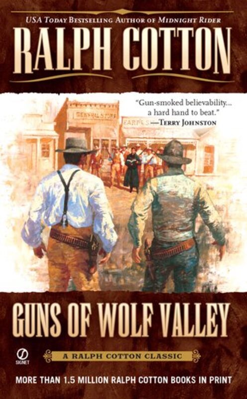 Book cover for "Guns of Wolf Valley / Wolf Valley" by Ralph Cotton
