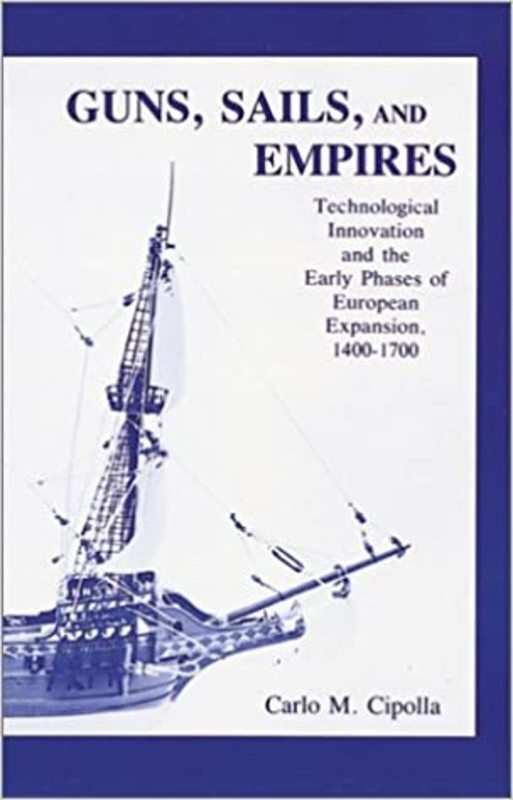 Book cover for "Guns, Sails, and Empires" by Carlo M. Cipolla