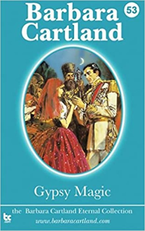 Book cover for "Gypsy Magic" by Barbara Cartland