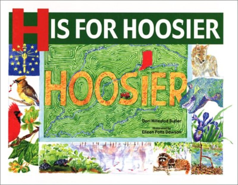 Book cover for "H is for Hoosier" by Dori Hillestad Butler