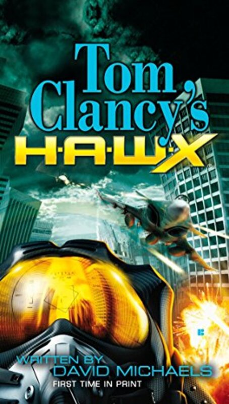 Book cover for "H.A.W.X." by Tom Clancy