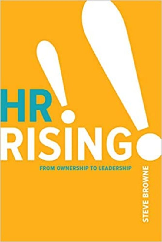 Book cover for "HR Rising!!" by Steve Browne