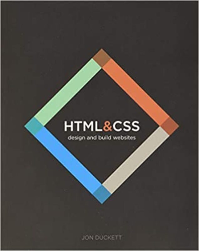 Book cover for "HTML and CSS" by Jon Duckett