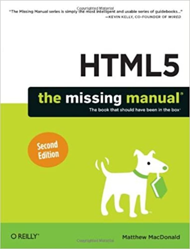 Book cover for "HTML5" by Matthew MacDonald