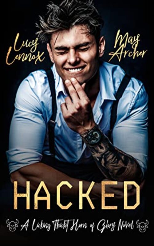 Book cover for "Hacked" by Lucy Lennox