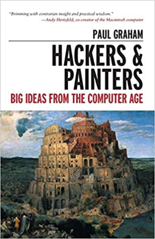 Book cover for "Hackers & Painters"