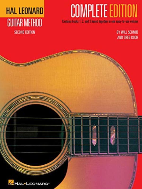 Book cover for "Hal Leonard Guitar Method" by Will Schmid